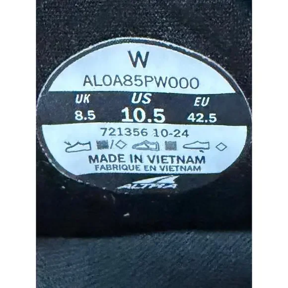 Altra FWD VIA sneakers / shoes AL0A85PW000 Women’s size 10.5 wide toe box - Picture 6 of 6